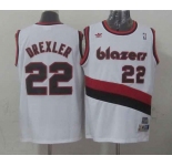nba portland trailblazers #22 drexler white[revolution swingman]