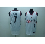 nba portland trailblazers #7 roy white(fans edition)
