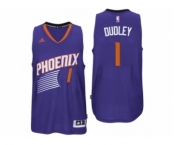 Men Phoenix Suns #1 Jared Dudley 2016 Road Purple New Swingman Jersey