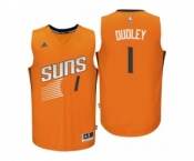 Men Phoenix Suns #1 Jared Dudley Alternate Orange New Swingman Jersey