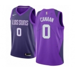 Men's Nike Phoenix Suns #0 Isaiah Canaan Authentic Purple NBA Jersey - City Edition