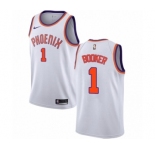 Men's Nike Phoenix Suns #1 Devin Booker Swingman NBA Jersey - Association Edition