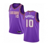 Men's Nike Phoenix Suns #10 Leandro Barbosa Swingman Purple NBA Jersey - 2018-19 City Edition