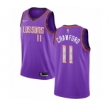 Men's Nike Phoenix Suns #11 Jamal Crawford Swingman Purple NBA Jersey - 2018-19 City Edition