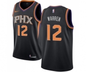 Men's Nike Phoenix Suns #12 T.J. Warren Swingman Black Alternate NBA Jersey Statement Edition