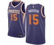 Men's Nike Phoenix Suns #15 Ryan Anderson Swingman Purple NBA Jersey - Icon Edition