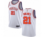 Men's Nike Phoenix Suns #21 Richaun Holmes Authentic White NBA Jersey - Association Edition