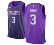 Men's Nike Phoenix Suns #3 Trevor Ariza Authentic Purple NBA Jersey - City Edition
