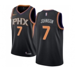 Men's Nike Phoenix Suns #7 Kevin Johnson Swingman Black Alternate NBA Jersey Statement Edition