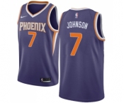 Men's Nike Phoenix Suns #7 Kevin Johnson Swingman Purple Road NBA Jersey - Icon Edition
