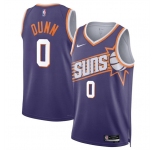 Men's Phoenix Suns #0 Ryan Dunn Purple 2024 Draft Icon Edition Stitched Basketball Jersey