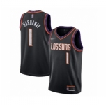 Men's Phoenix Suns #1 Penny Hardaway Swingman Black Basketball Jersey 2019-20 City Edition