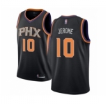 Men's Phoenix Suns #10 Ty Jerome Authentic Black Basketball Jersey Statement Edition