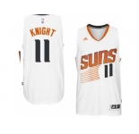 Men's Phoenix Suns #11 Brandon Knight adidas White Swingman Home Jersey