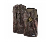 Men's Phoenix Suns #11 Ricky Rubio Swingman Camo Realtree Collection Basketball Jersey