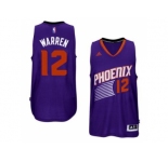 Men's Phoenix Suns #12 TJ Warren adidas Purple Swingman Road Jersey