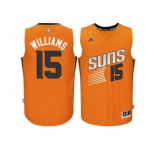 Men's Phoenix Suns #15 Alan Williams adidas Orange Swingman Alternate Jersey