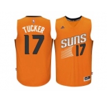 Men's Phoenix Suns #17 P.J. Tucker adidas Orange Swingman Alternate Jersey