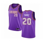 Men's Phoenix Suns #20 Dario Saric Authentic Purple Basketball Jersey 2018 -19 City Edition