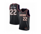 Men's Phoenix Suns #22 Deandre Ayton Swingman Black Basketball Jersey 2019-20 City Edition