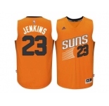 Men's Phoenix Suns #23 John Jenkins adidas Orange Swingman Alternate Jersey