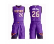 Men's Phoenix Suns #26 Ray Spalding Swingman Purple Basketball Suit Jersey - City Edition