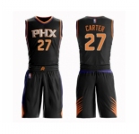 Men's Phoenix Suns #27 Jevon Carter Authentic Black Basketball Suit Jersey - Statement Edition