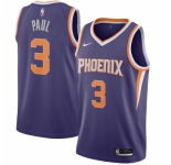 Men's Phoenix Suns #3 Chris Paul Nike Purple 2020-21 Swingman Jersey
