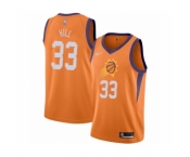 Men's Phoenix Suns #33 Grant Hill Authentic Orange Finished Basketball Jersey - Statement Edition