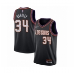 Men's Phoenix Suns #34 Charles Barkley Swingman Black Basketball Jersey 2019-20 City Edition