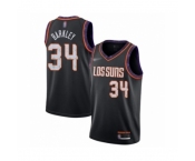 Men's Phoenix Suns #34 Charles Barkley Swingman Black Basketball Jersey 2019-20 City Edition