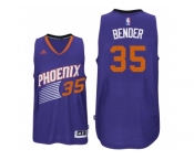 Men's Phoenix Suns #35 Dragan Bender Road Purple Swingman Jersey
