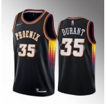 Men's Phoenix Suns #35 Kevin Durant Black 2022-23 Statement Edition Edition Stitched Basketball Jersey