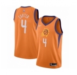Men's Phoenix Suns #4 Jevon Carter Authentic Orange Finished Basketball Jersey - Statement Edition