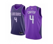 Men's Phoenix Suns #4 Jevon Carter Authentic Purple Basketball Jersey - City Edition