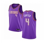 Men's Phoenix Suns #4 Jevon Carter Authentic Purple Basketball Jersey 2018 -19 City Edition