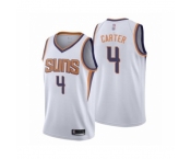 Men's Phoenix Suns #4 Jevon Carter Authentic White Basketball Jersey - Association Edition
