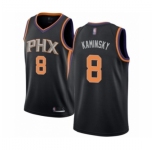 Men's Phoenix Suns #8 Frank Kaminsky Authentic Black Basketball Jersey Statement Edition