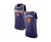 Men's Phoenix Suns #8 Frank Kaminsky Authentic Purple Basketball Jersey - Icon Edition