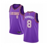 Men's Phoenix Suns #8 Frank Kaminsky Authentic Purple Basketball Jersey 2018-19 City Edition