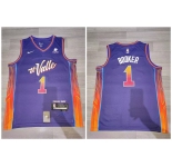Suns #1 Devin Booker Purple Nike 2023-24 City Edition Swingman Jersey