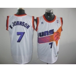nba phoenix suns #7 k johnson white