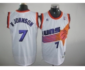 nba phoenix suns #7 k johnson white