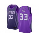 Women Nike Phoenix Suns #33 Grant Hill Swingman Purple NBA Jersey - City Edition