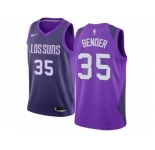 Women Nike Phoenix Suns #35 Dragan Bender Swingman Purple NBA Jersey - City Edition