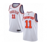 Women's Nike Phoenix Suns #11 Jamal Crawford Authentic White NBA Jersey - Association Edition