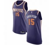 Women's Nike Phoenix Suns #15 Ryan Anderson Authentic Purple NBA Jersey - Icon Edition
