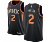 Women's Nike Phoenix Suns #2 Elfrid Payton Authentic Black Alternate NBA Jersey Statement Edition