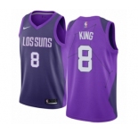Women's Nike Phoenix Suns #8 George King Swingman Purple NBA Jersey - City Edition