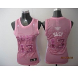 women nba phoenix suns #13 nash pink